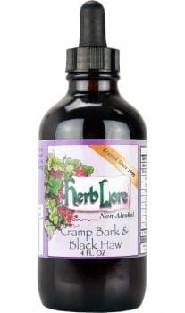 Herb Lore Cramp Bark &amp; Black Haw Tincture (Alcohol Free, 118ml (4oz.))