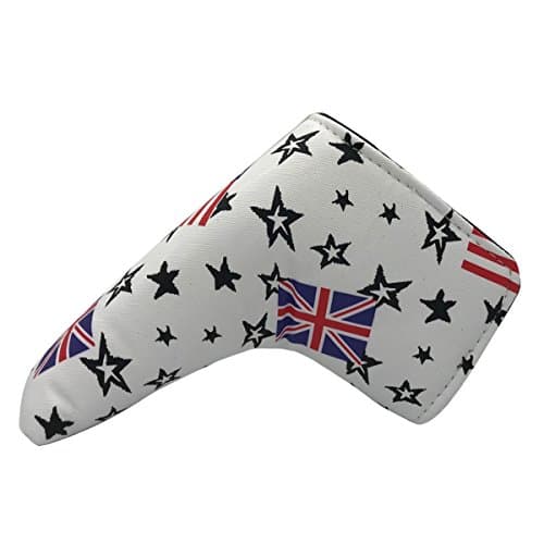 Star-Flag Embroidery Style PU Golf Blade Putter Headcover Covers for Scotty Cameron Ping Odyssey