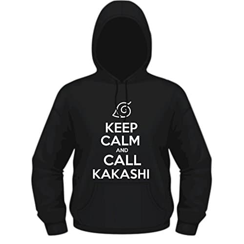 Creepyshirt - KEEP CALM AND CALL KAKASHI - NARUTO INSPIRED HOODIE - XL