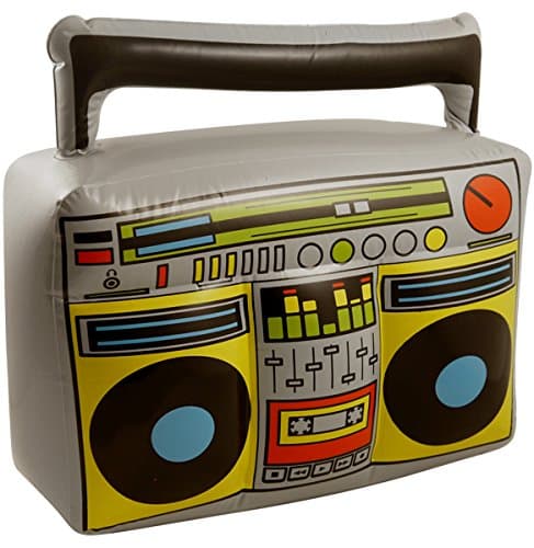 90s Party Decoration - Inflatable Ghetto Blaster