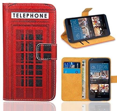 HTC Desire 626 / HTC Desire 626G Case, FoneExpert® Premium Leather Flip Wallet Book Case Cover For HTC Desire 626 / HTC Desire 626G (Pattern 12)