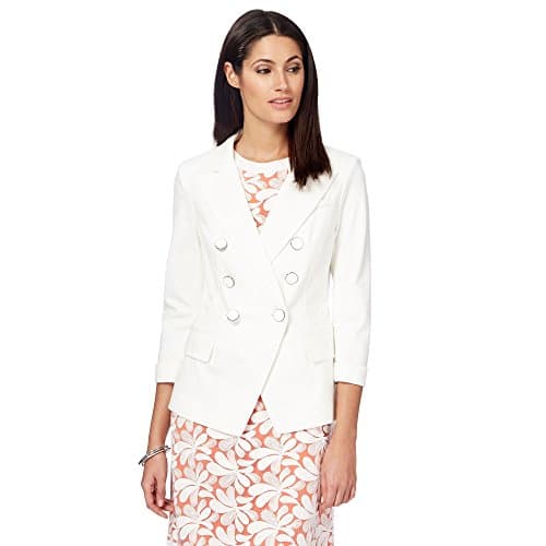Principles by Ben de Lisi Womens Ivory Ponte Jacket