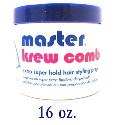 Krew Comb Medium Hold Hair Styling Prep 16 Ounces 4 Pieces