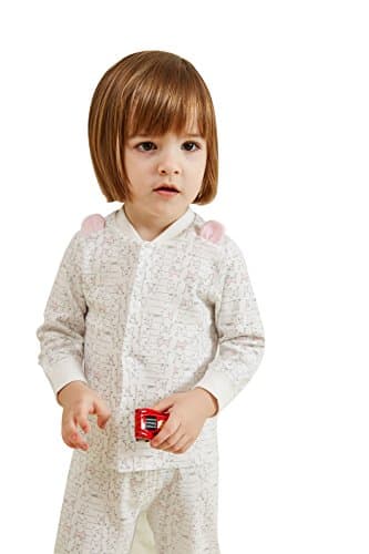 Children Aged 0-3 Years Old Baby Underwear Cute and Beautiful Pajama Set (27-38 Months, Pink)