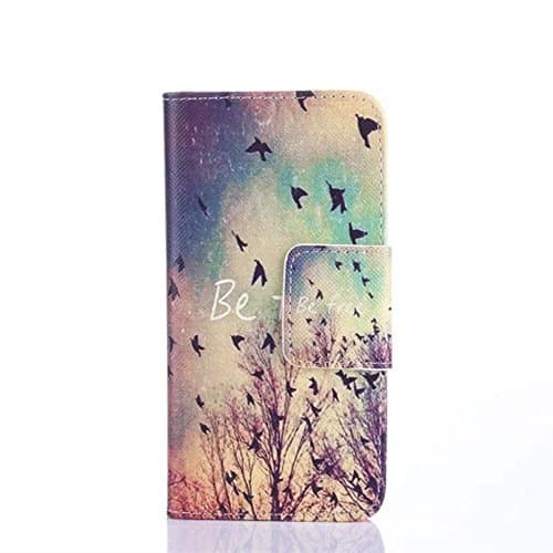 LG F60 Case LG Optimus F60 MS395 Kickstand Case,Bat King A Lots Plover Pattern [Magnetic] Style Premium Leather Case Wallet Flip Stand [Flap Closure] Cover Case for LG Optimus F60 MS395