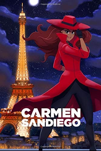Carmen Sandiego: Perfect gift for your kids - Writing Journal - Notebook - Diary - Size (6x9 100 Pages) Paperback – February 14, 2020