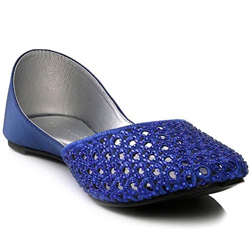 Shalimar Women Ladies Traditional Mesh Detailing Handmade Leather Jutti Flat Mojari Khussa Indian Pumps Slip On Shoes Sizes 3-8 UK