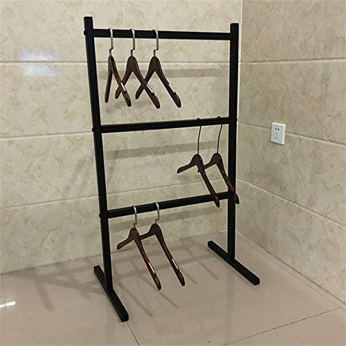 LRRJJ Warehouse Standard Hanger Stacker Hanger Organizer Rack Home Storage Hooks Stainless Steel Clothes Hanger Stacker Storage Organiser Stand Assembly for Clothing Store Laundry Rooms