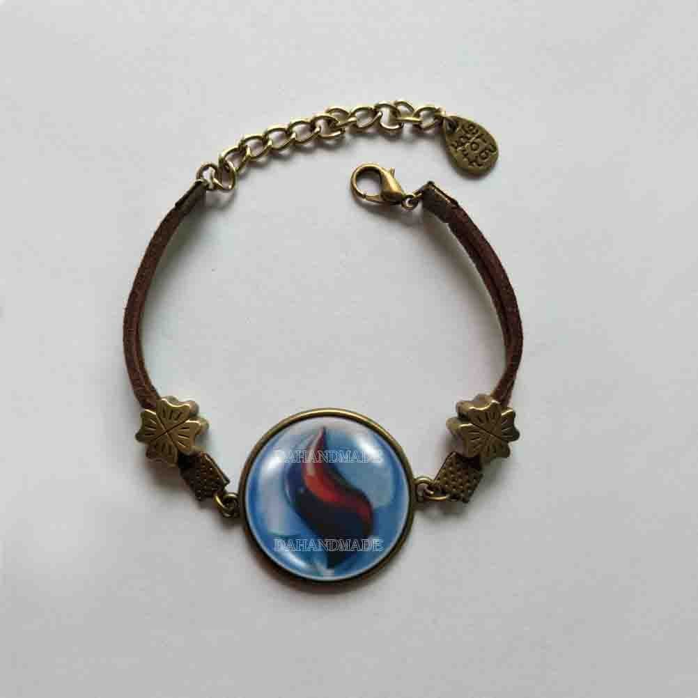 Handmade Cute Gift Charm Anime Pendant Jewelry Gengarite Mega Stone Bracelet Gengar Cosplay Cute Gift