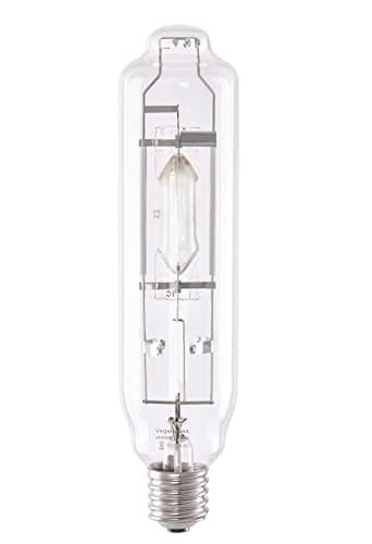 MH 600W Metal Halide Single End HID Grow Bulb Lamp High PAR Enhanced Blue and Purple Spectrums for Hydroponic Gardening Plant Growth, CCT 6000K, 55,000 Lumens, E39 Base