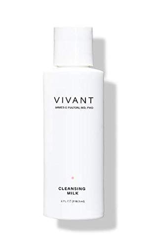 Vivant Skin Care Cleansing Milk Gentle Non-Drying Cleanser | Extremely Gentle, Luxuriantly Creamy & Moisture Rich | 4 Fluid ounce