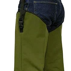 Crackshot Corporation R-3941 Snake Chapz Olive Green-Nylon - Short Stky