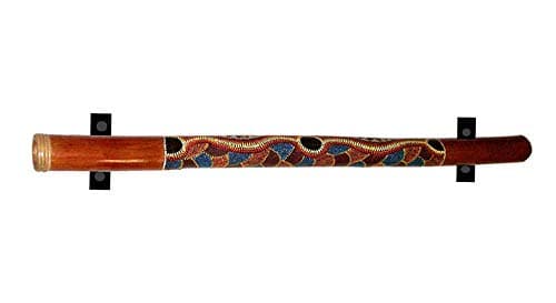 Standard Horizontal Didgeridoo Wall Mount (Made in the USA) (Black)