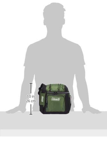 Coleman 169006 9 Can Soft Cooler 24 X 17 X 26 cm, Green