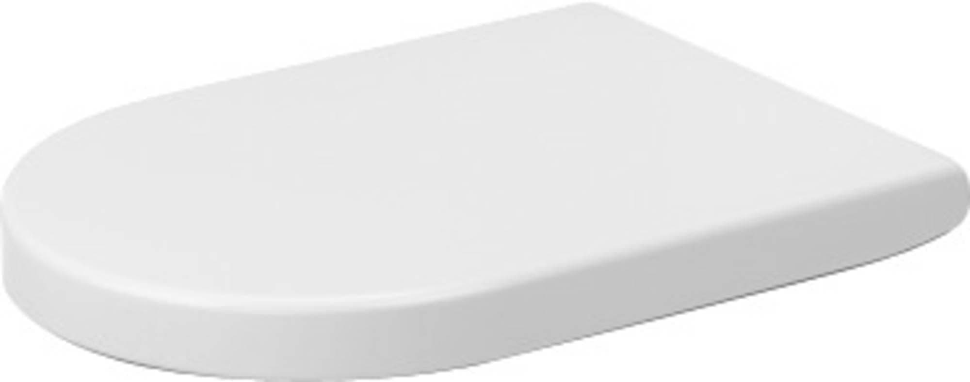 Toilet Seat, Stainless Steel, White Alpin