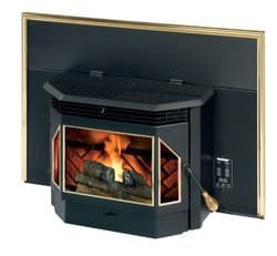 TimberRidge 55-TRPEPI Pellet Fireplace Insert, Matte Black