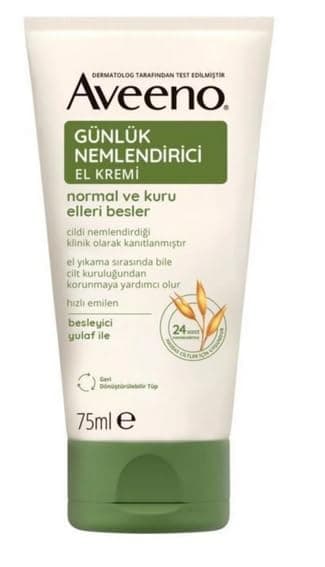 Aveeno, Hand Cream, Daily Moisturising, 75 ml