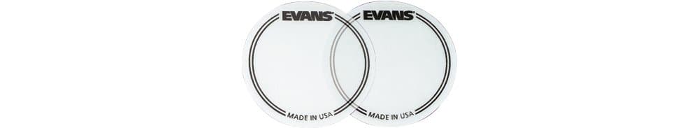 Evans EQ Single Pedal Patch, Black Nylon