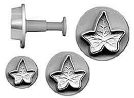 Ivy Leaf Plunger & Veiner Set of 3