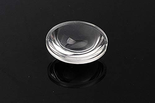 2PCS Diameter 35mm Optical Glass Focal Length 55mm Height 7.8mm LED Optics Plano convex condenser No Edge Lens for LED