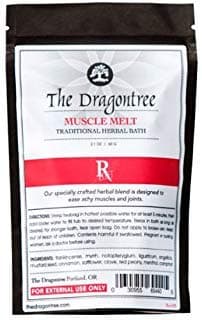 Dragontree Muscle Melt Bath - Natural Sore Muscle and Joint Support- Herbal Remedy for Back and Body