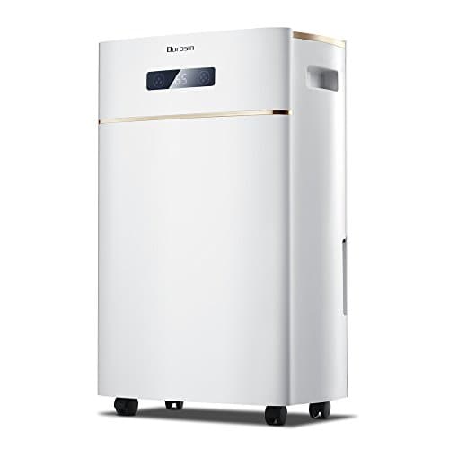 DOROSIN Home Dehumidifier, 45 Pint Portable Quiet Air Dryer Medium Size Dehumidifier for Basement Caravan Bedroom with Drain Hose Output Water Tank, Space Up to 900 Square Feet