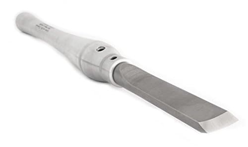 Carter and Son 3/4 Inch Skew Chisel, Lathe Wood Turning Tool, M42 Cobalt HSS 68 HRC Aircraft Grade Solid Aluminum Handle S34-12