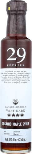 29 Fèvrier Very Dark Organic Maple Syrup 8.45 oz. (Pack of 6)