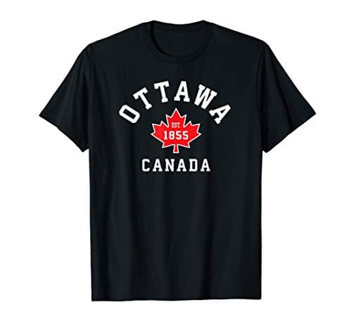 Ottawa ShirtsOttawa Canada T-Shirt Canadian Flag Maple Leaf Gift Tee Eh