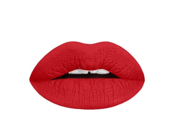 Liquid Lipstick, Matte Finish, True Red Lipstick, Vegan & Cruelty-free, Lightweight, Velvety Feel, (Flamenco Red)