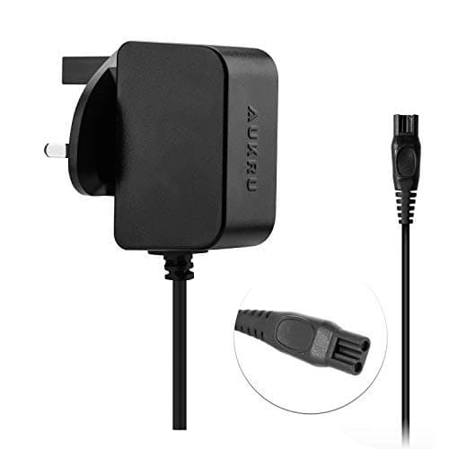 Aukru 15V 0.5A / 500mA Power Supply Travel Wall Charger with 1.5M Cable for Philips Shaver AquaTouch AT-Serie AT750, AT751, AT752, AT753, AT890, AT891, AT893, AT940
