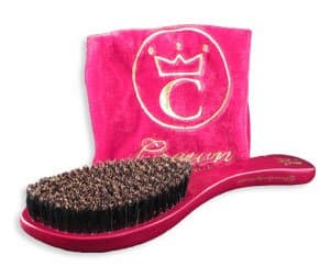 360 Gold Boar Bristle Crown Wave Brush #7770D Soft