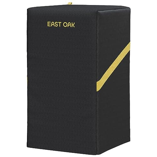 East Oak 30-Inch Electric Smoker Cover for Outside with Vents, Heavy Duty 600D PVC Waterproof UV-Resistant Smoker Grill Cover, Vertical Smoker Cover with Straps and Buckle for Convenient Storage