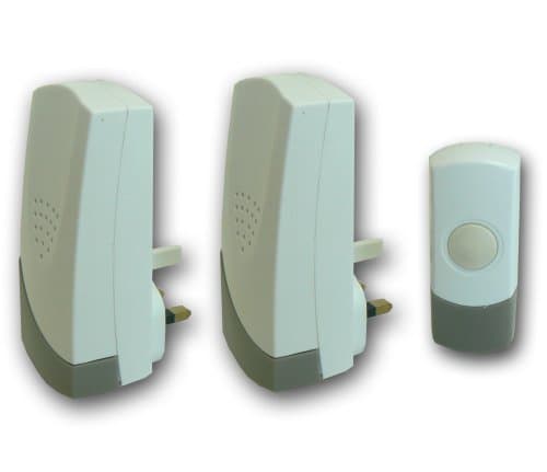 Europasonic Plug in Cordless Door Chime (Pack of 2)