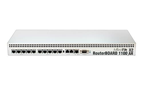 MikroTik RB1100AHx2 Ethernet Aluminum – Router (10,100,1000 Mbit/s, 10/100/1000Base-T (X), Ethernet (RJ-45), Aluminium, 1U, 2048 MB)