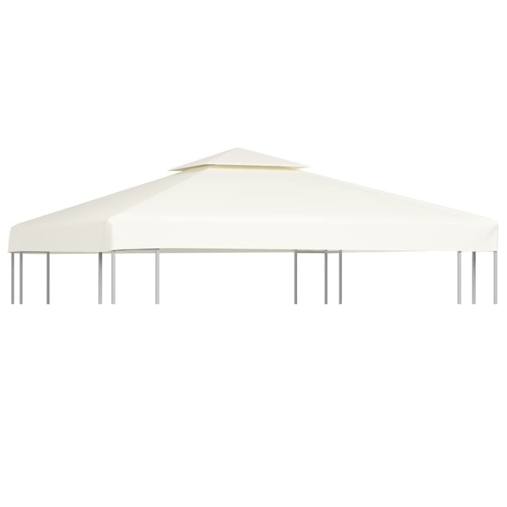 vidaXLGazebo Cover Cream White 3x3m Waterproof Canopy Replacement Tent Top