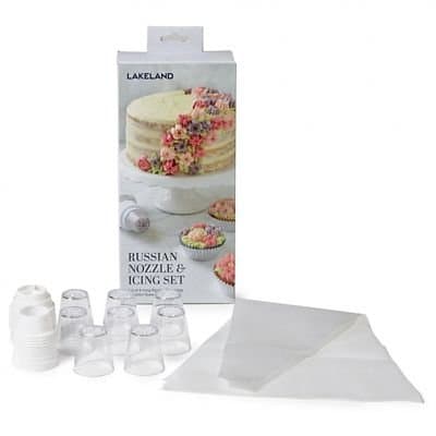 Lakeland Russian Nozzle Icing Set - 8 Nozzles and 3 Piping Bags