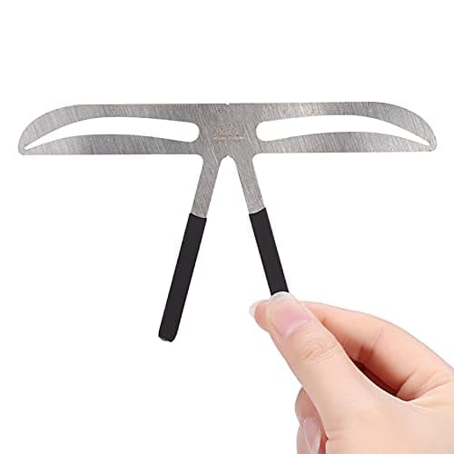 Akinami Eyebrow Enhancer - Permanent Eyebrow Ruler, Measure & Balance Tool with Stencil