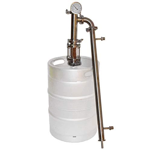 Pot Head Kit - NPT Water Connections - for Sanke Keg Boiler (Keg not Included)