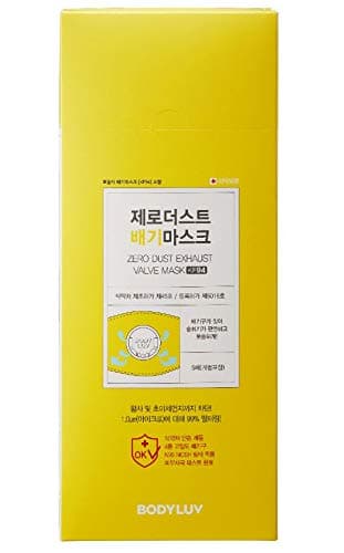 BODYLUV Zero Dust Exhaust Valve Mask KF94 Fine Dust Protection Comfortable Breathing