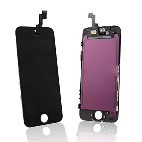 Screencart LCD Display Digitizer Screen Replacement Compatible with iPhone 5S 4.0 inch with Tools (Black)