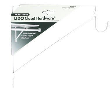 Lido Designs #LB-26-8150A White Shelf/Hang Bracket (Pack of 3) by Lido Designs