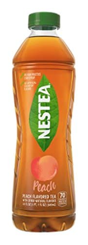 NESTEA Peach Flavored Iced Tea, 23-Ounce bottles (Pack of 18)