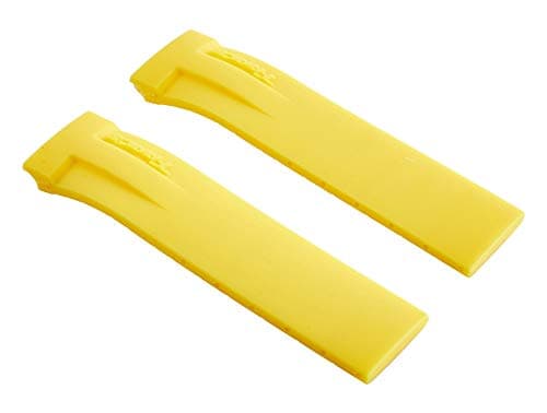 WatchBandHouse21mm Silicon Rubber Watch Strap Band Compatible with T-Race o | Free Spring Bar Tool (Yellow)