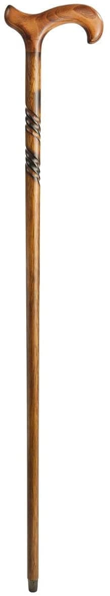 cosy tossy Black Rope Design Wooden Walking Sticks for Men; Women/old people(36 Inch)