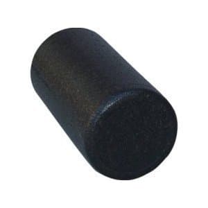 Black High Density Foam Rollers - Extra Firm - 6" x 12" FULL ROUND