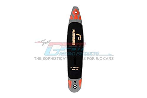 R/C Scale Accessories : 3D Printed Surfboard for 1:10 Crawlers - 1Pc Gray Silver