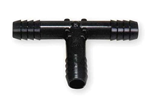 SCH 40 Barbed PVC Tee Fitting - 3/4 Inch Barbed Insert Tee for Hose & Tubing