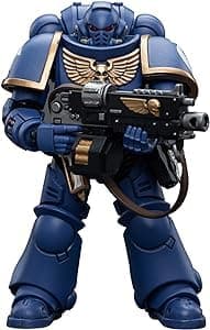 JOYTOY 1/18 Warhammer 40,000 Action Figure Ultramarine Intersessor V2 Collection Model (4")