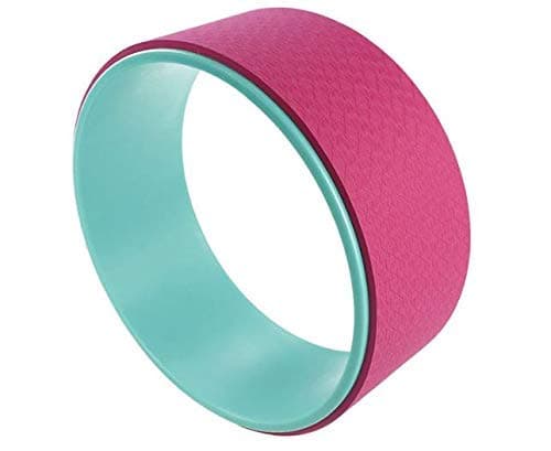 DISHIN Inner ABC Plastic Yoga Wheel Yoga Circle Roller Gym Workout Back Training Tool Home Slimming Fitness Bodybuilding Equipment 33x13cm 1pc